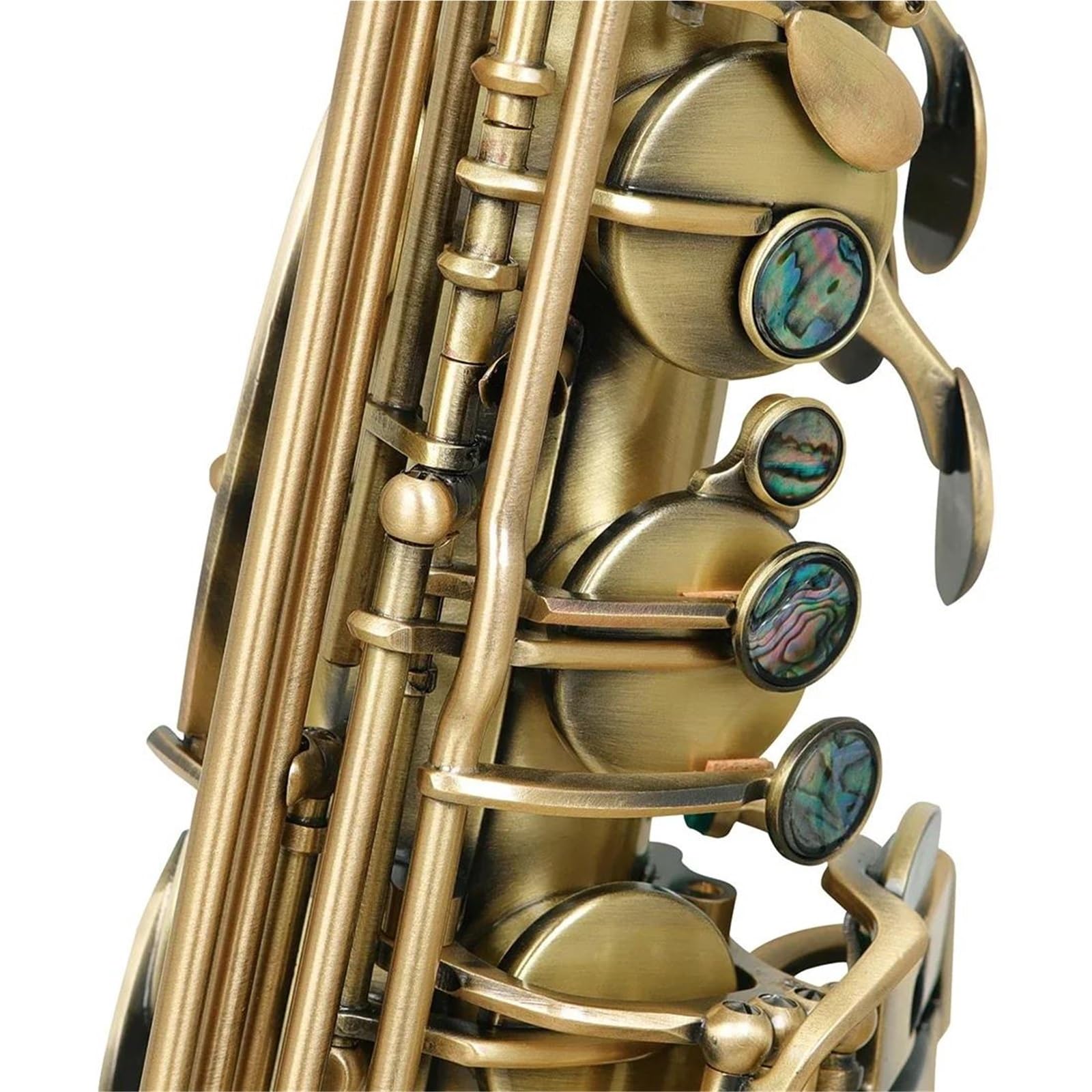 Cyjan antyczny saksofon tenorowy profesjonalny instrument dęty B Saksofon