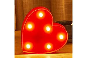 Led Light Up Heart, Small Letter with Lights, Marquee Letter Lights, Wall Decor
