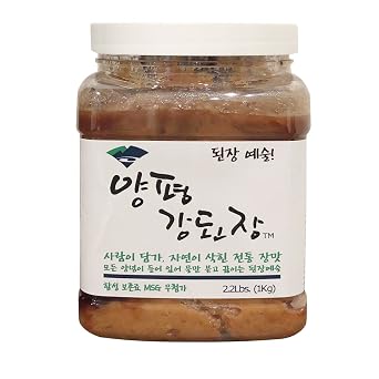 Yangpyeong Premium Unpasteurized Seasoned Soybean Paste 2.2lbs Soybean Paste, 1 Pack