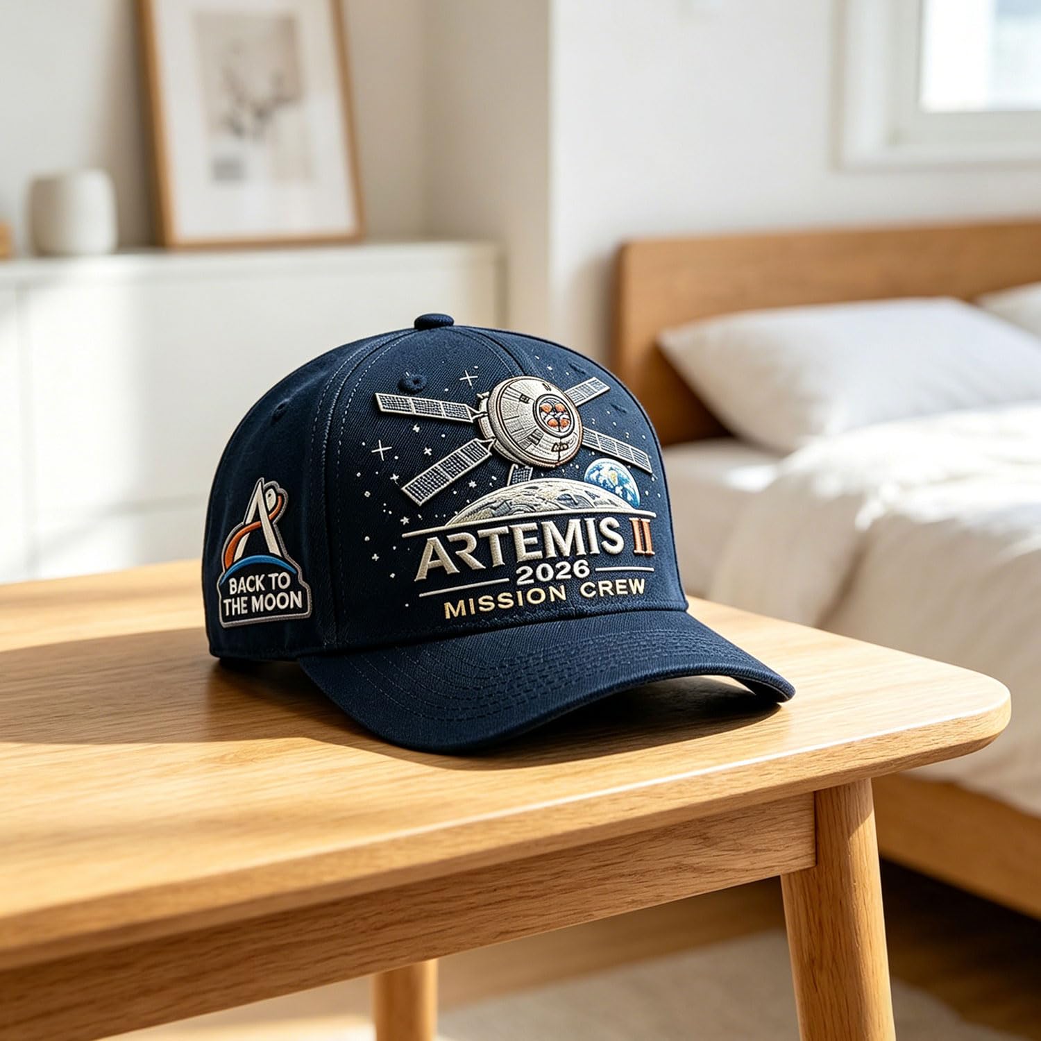 Generico Artemis II Lunar Mission Commemorative Adjustable Embroidered Baseball Hat