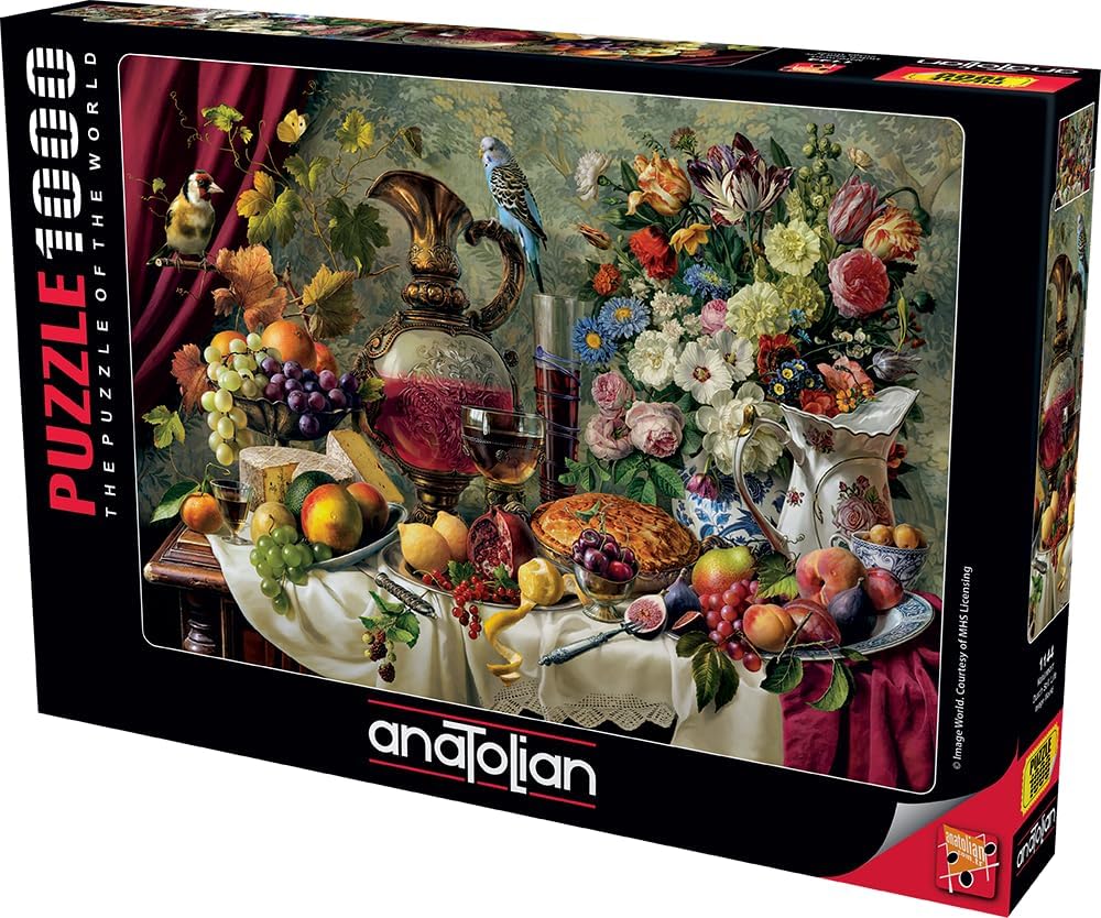 Anatolian Puzzle - Dutch Still Life, 1000 Piece Jigsaw Puzzle, #1144