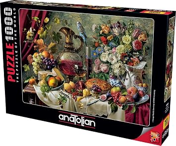 Anatolian Puzzle - Dutch Still Life, 1000 Piece Jigsaw Puzzle, #1144