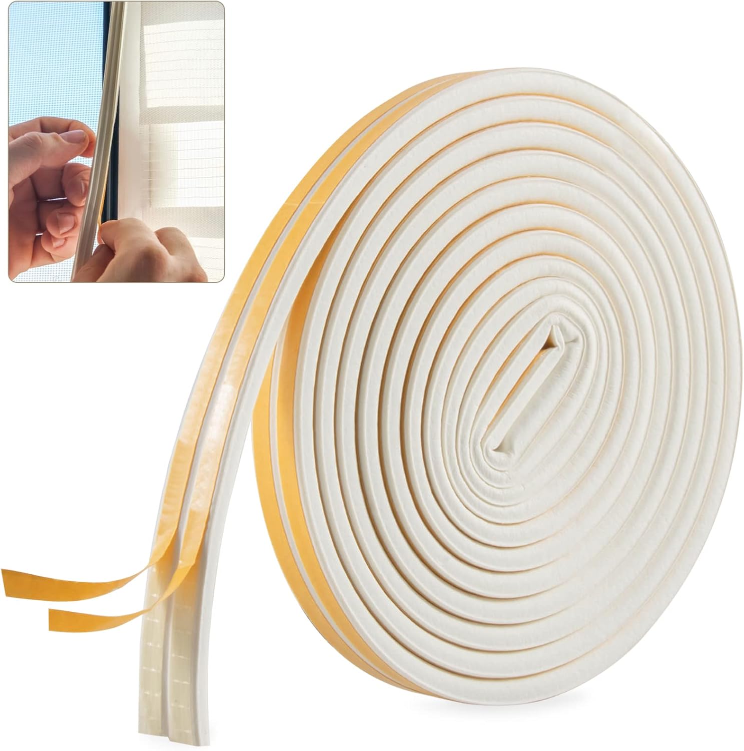 Sukh Door Weather Stripping Closet Door Seal Strip Foam Weatherstrip