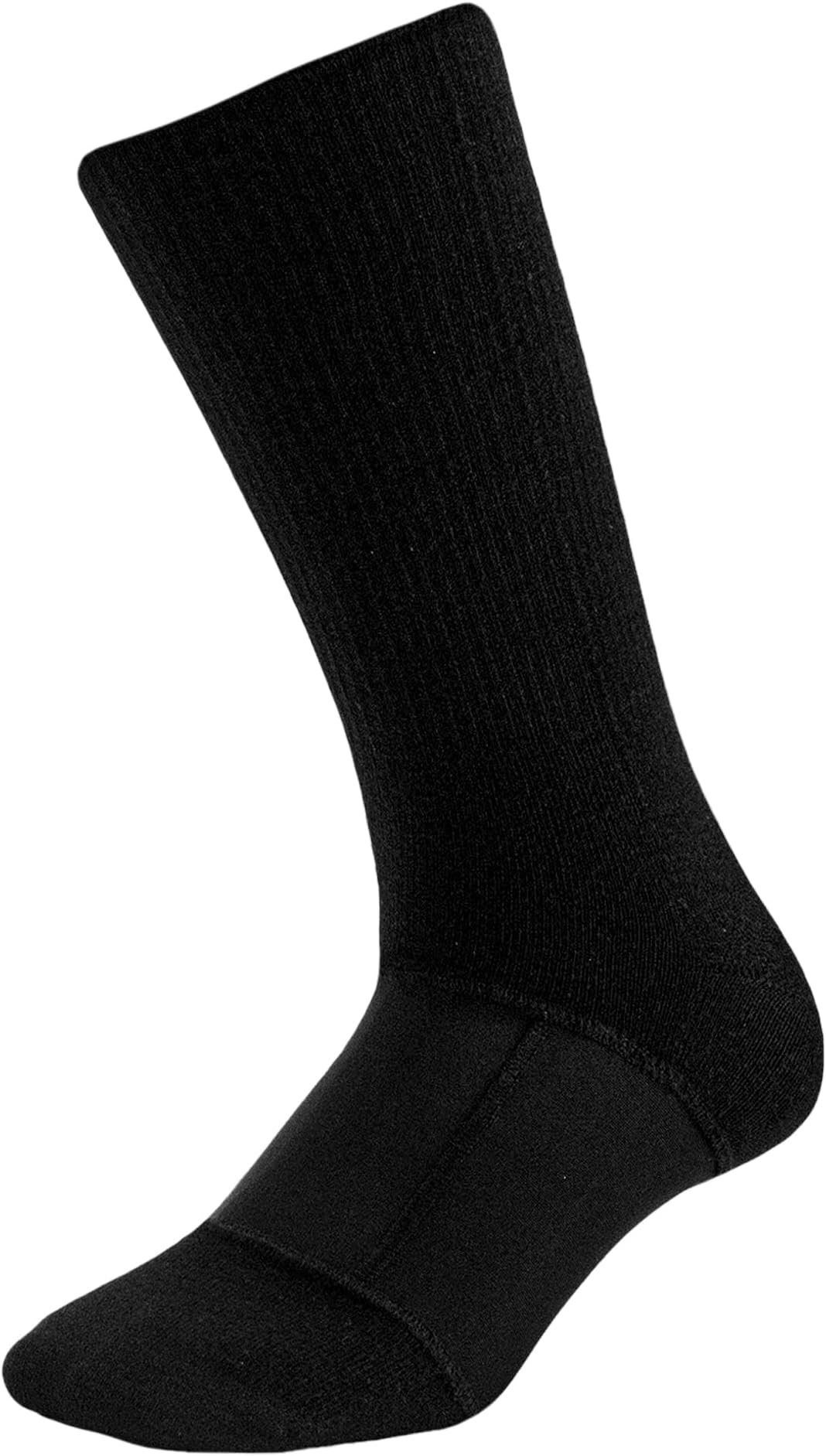Midfoot Socks: Protection for Diabetic & Charcot Pain, or Tingling Feet - Black - Medium