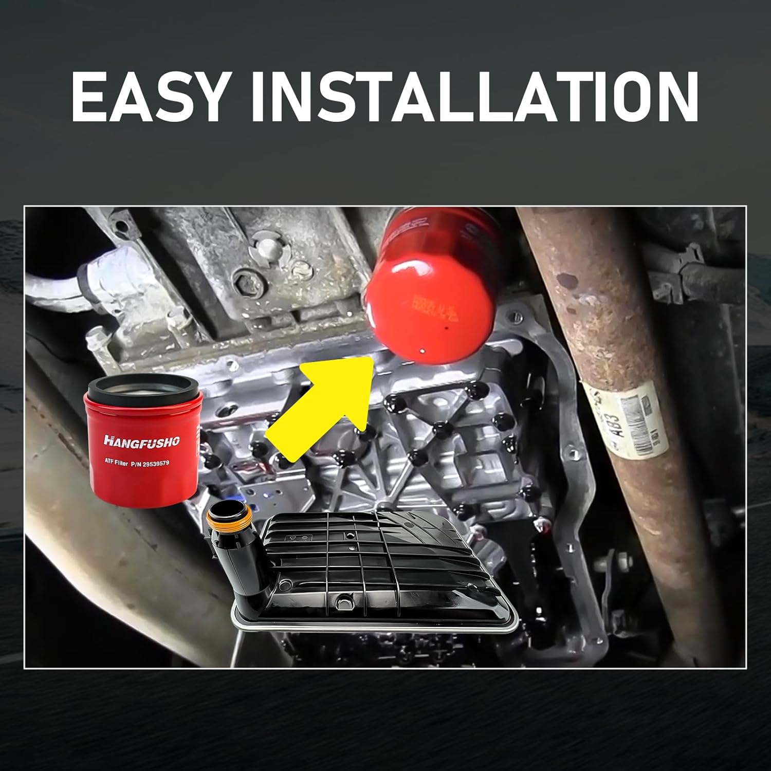 Transmission Filter Kit Compatible with Allison 1000 2000 Series(Shallow Pan), Fits Chevy Silverado 2500 3500 2011-2019, GMC Sierra 2500 3500 2011-2019, Replaces OE 29542833 & 29539579