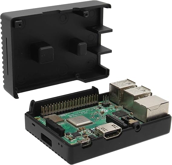 Geekworm P252 Heavy-Duty Aluminum Alloy Metal Case for Raspberry Pi 3B+/3B | Fanless, Passive Cooling, with Heatsink Pillar and Thermal Pads