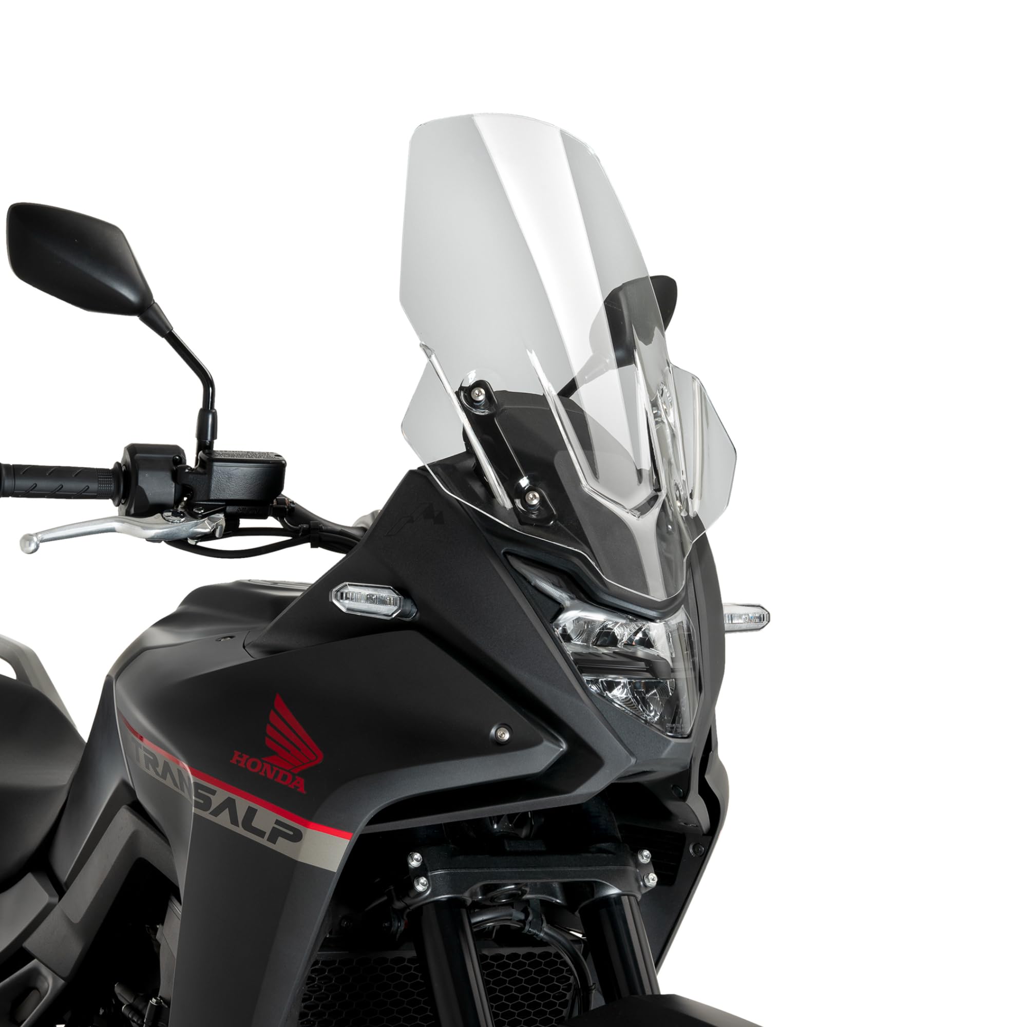 Cupolino Parabrezza Plexiglass JD9 TOURING Trasparente Compatibile con Honda XL 750 TRANSALP 2023-2024