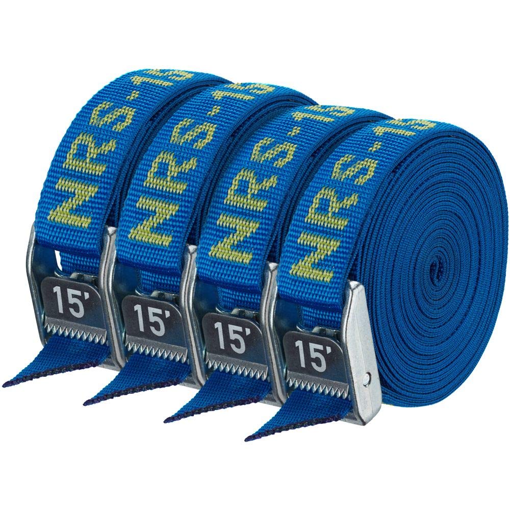 NRS 2,5 cm wytrzymały pasek mocujący 4-pak - IconicBlue-4,5 m