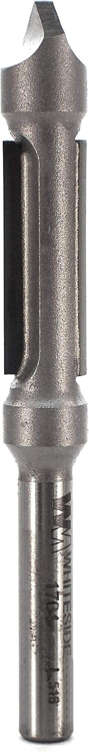 Whiteside Router Bits 1704 Plunge Panel Bit with 3/8-Inch Cutting Diameter and 1-Inch Cutting Length