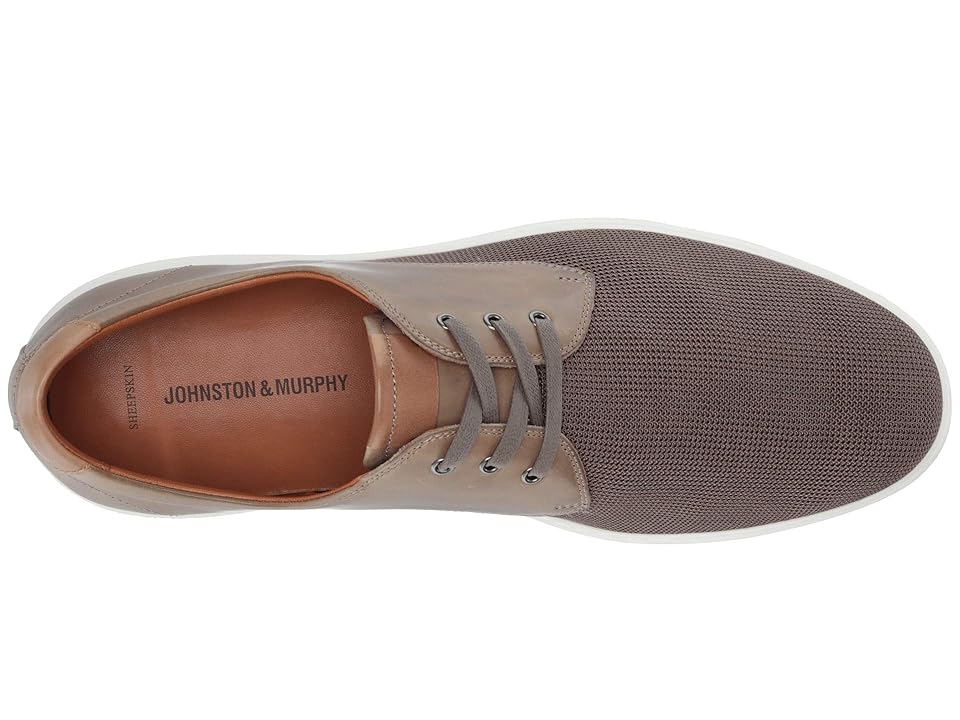 

Johnston & Murphy Elliston Plain Toe (Gray Full Grain/Ballistic Nylon) Men's Shoes, Brown