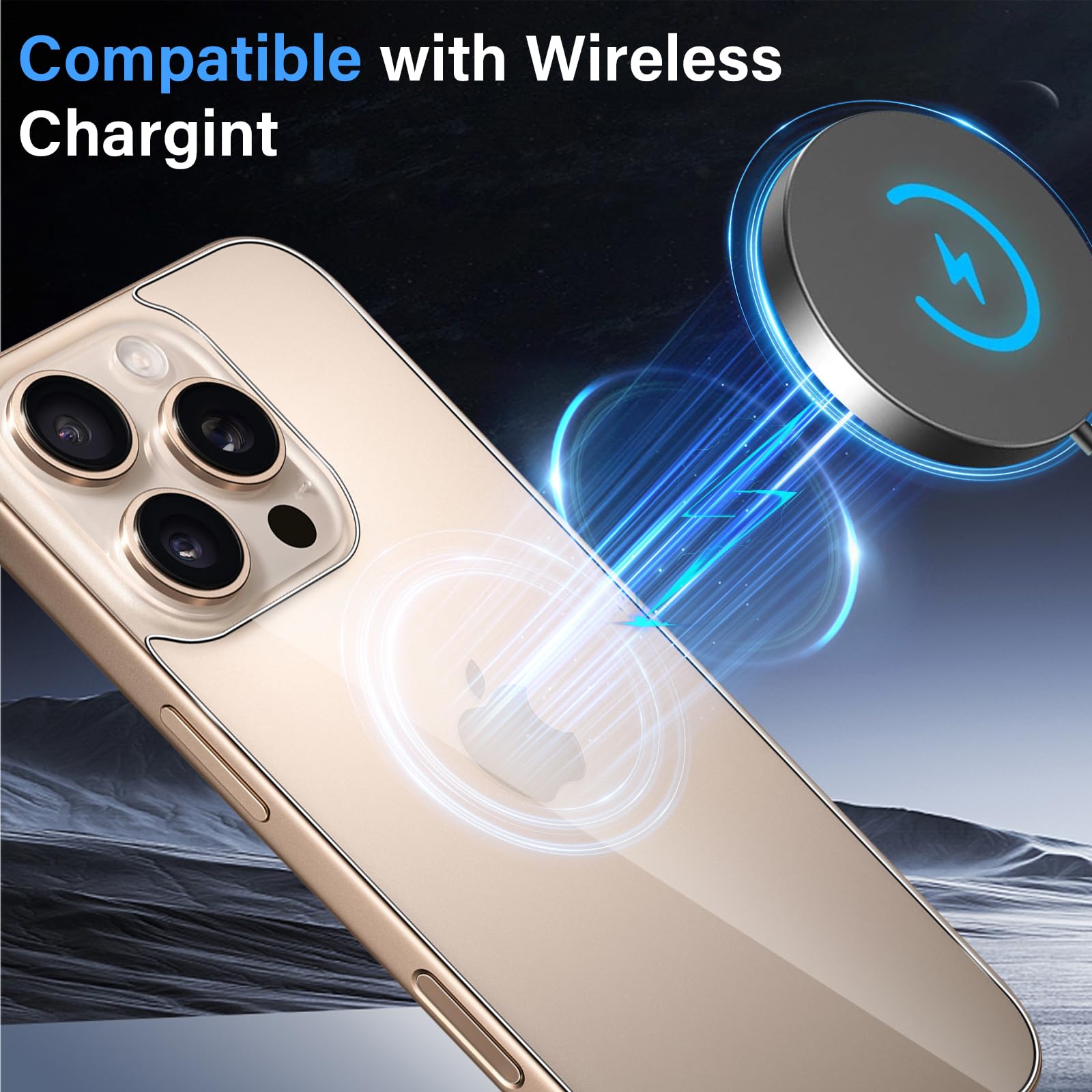 Robofun Pellicola Protettiva Opaca Compatibile con iPhone 16 Pro (6.3 pollici), [2 Pezzi] Anti-Impronte Antiriflesso Opaca Vetro Temperato, Durezza 9H Anti-Graffio Matte Protezione Schermo