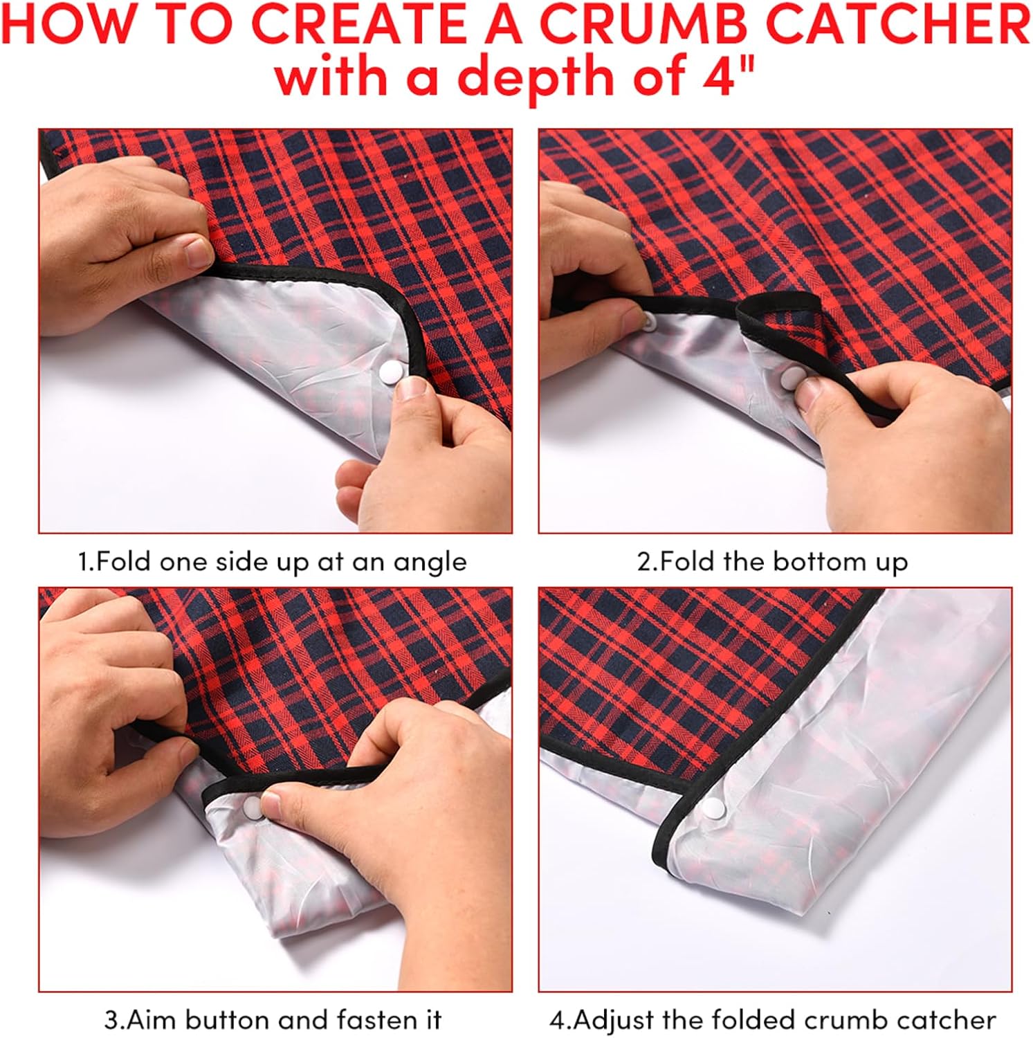 3Pcs Adult Bibs For Men Women Washable Reusable Waterproof Large Bibs For Adult Clothing Protector With Crumb Catcher