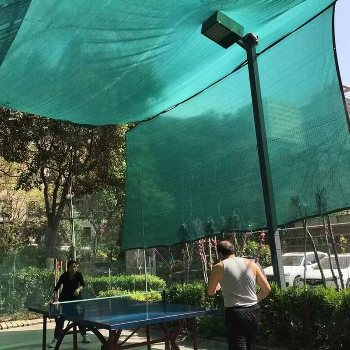 Tasso di ombreggiatura 90% Rete Ombreggiante Verde Tessuto Ombra Protezione Dai Raggi UV Telone Ombreggiante Parasole per Esterni Terrazza Pergola Serra 1x2m 2x3.0m 4x5m 6x7m 8x9m 9x10m(2X5m)