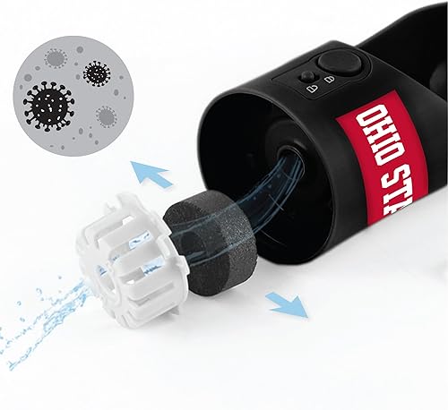 Miniatura 3 de Pets First Botella de agua para perros. Botella de agua para mascotas de la NCAA. La mejor botella de agua para gatos. Dispensador de fuente de agua