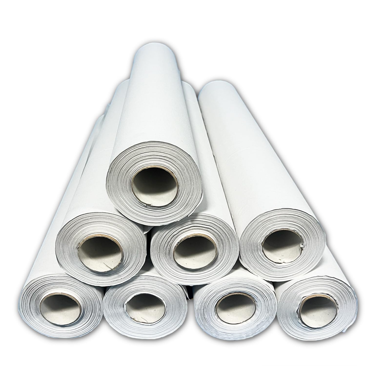 Rollo papel camilla Crepado Liso Blanco | Pack 8 rollos para masaje y estética 45gr/m² (8)