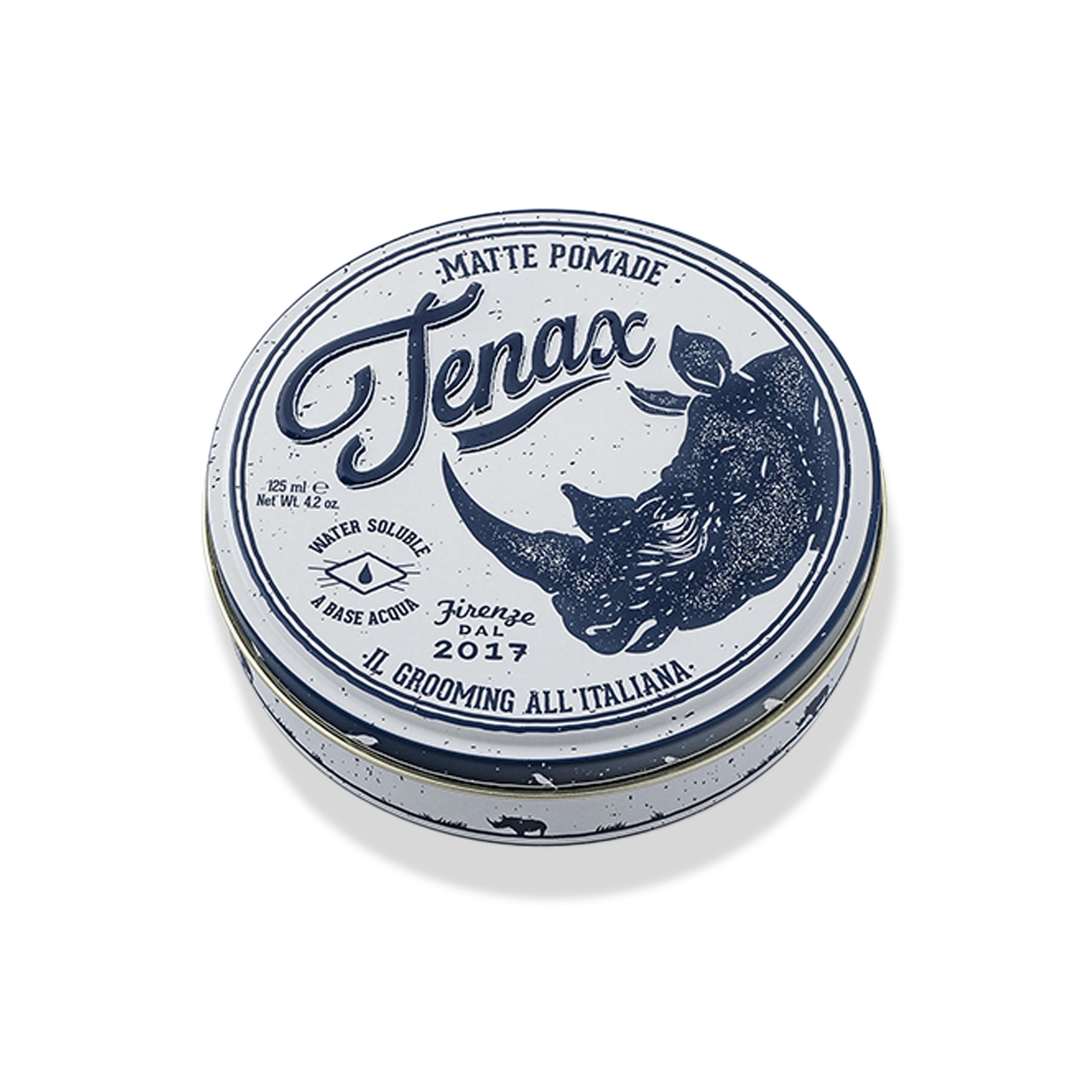 Tenax Ultra Strong Shine Pomade, 125 ml, wasserbasierte Pomade für Männer verleiht superfesten Halt & starken Glanz, leicht auszuwaschendes Haarwachs mit markantem Duft