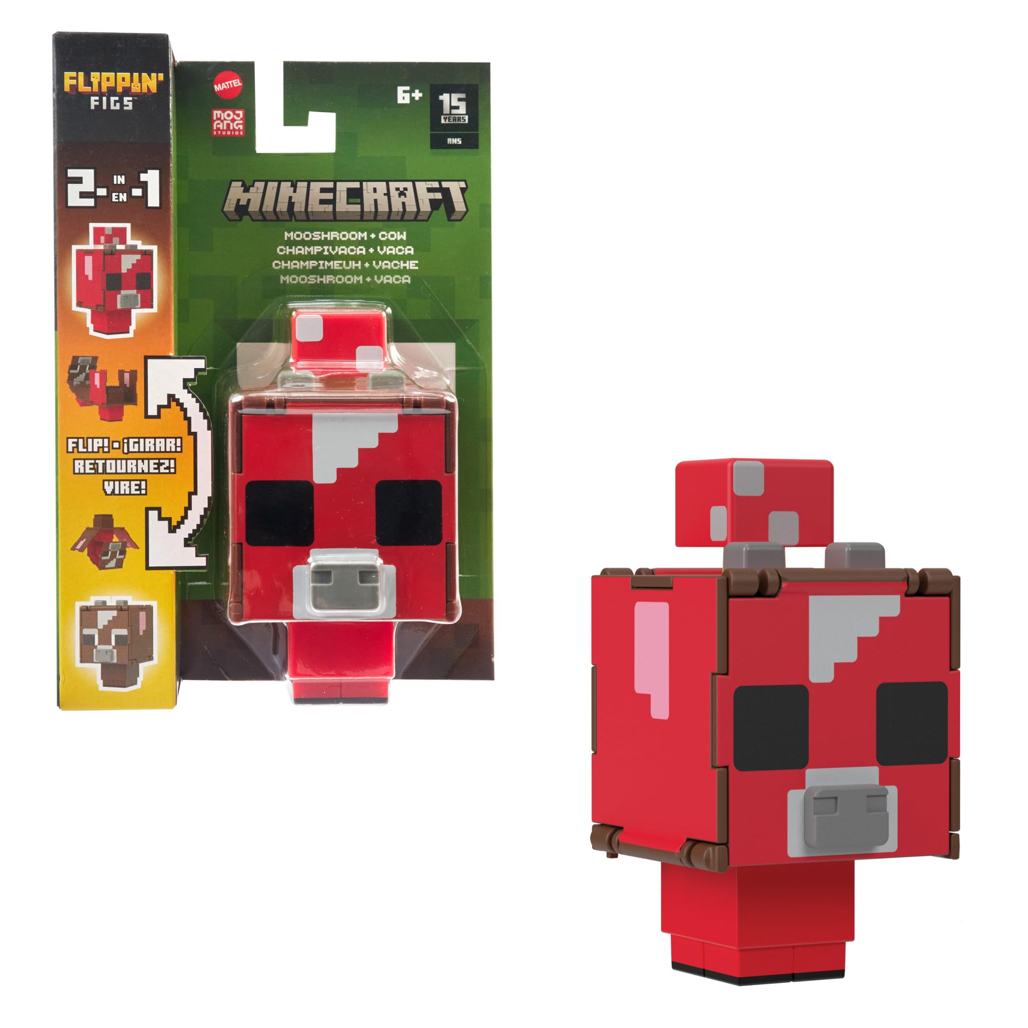 Mattel Minecraft Creeper - Figura De Acción De 10,16 Cm Con Accesorios De La Película - Personaje Coleccionable De 'Una Película De Minecraft' - Ideal Para Jugar Y Exhibir