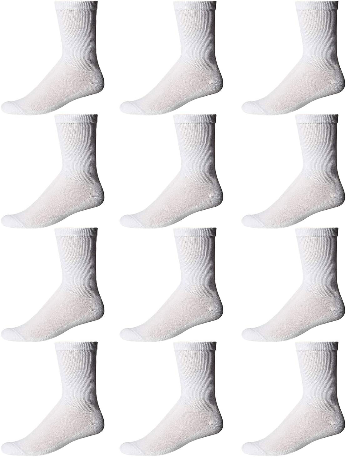 Yacht & Smith Children & Kids Wholesale Bulk Sports Crew, Athletic Case Pack Socks