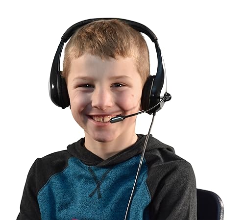 Miniatura 7 de Califone 1025MT NeoTech 1025MT Auriculares con micrófono de cuello de cisne, negro/plateado