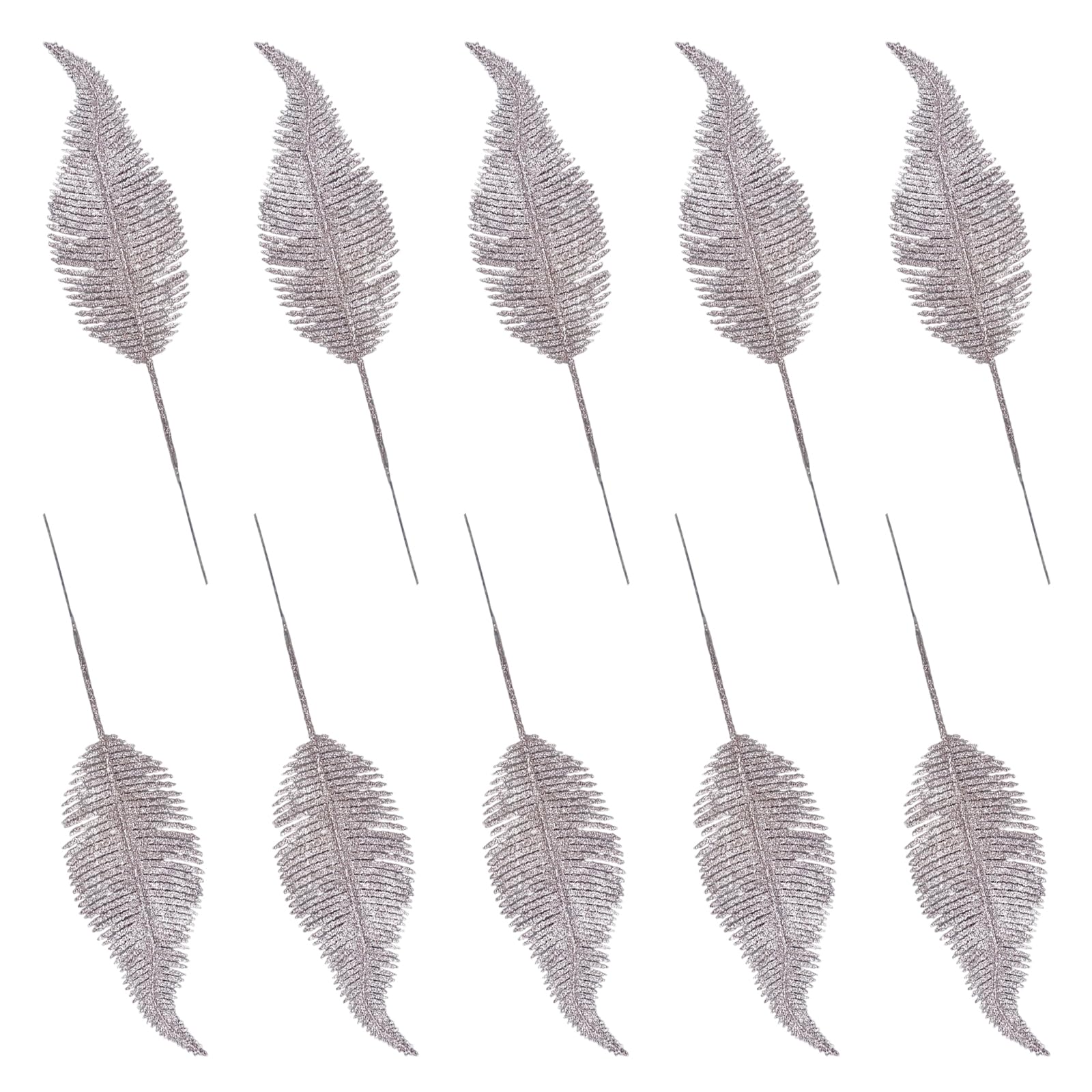 Jazuaiao Of 10 Flexible Holiday Leaves Set Christmas Tree Decors for Unique Tree Ornament with Easy Installation Decoration Leaves