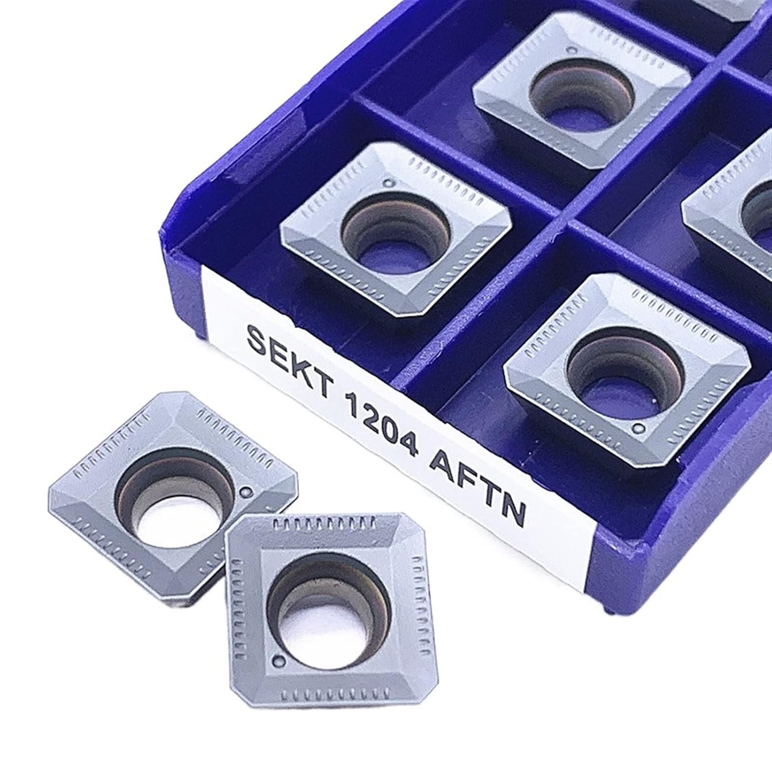 Indexable Lathe Carbide Insert SEKT1204 AFTN CNC Lathe Cut Turning Tools Machining Carbide Inserts Original Milling Wear Resistant Blade