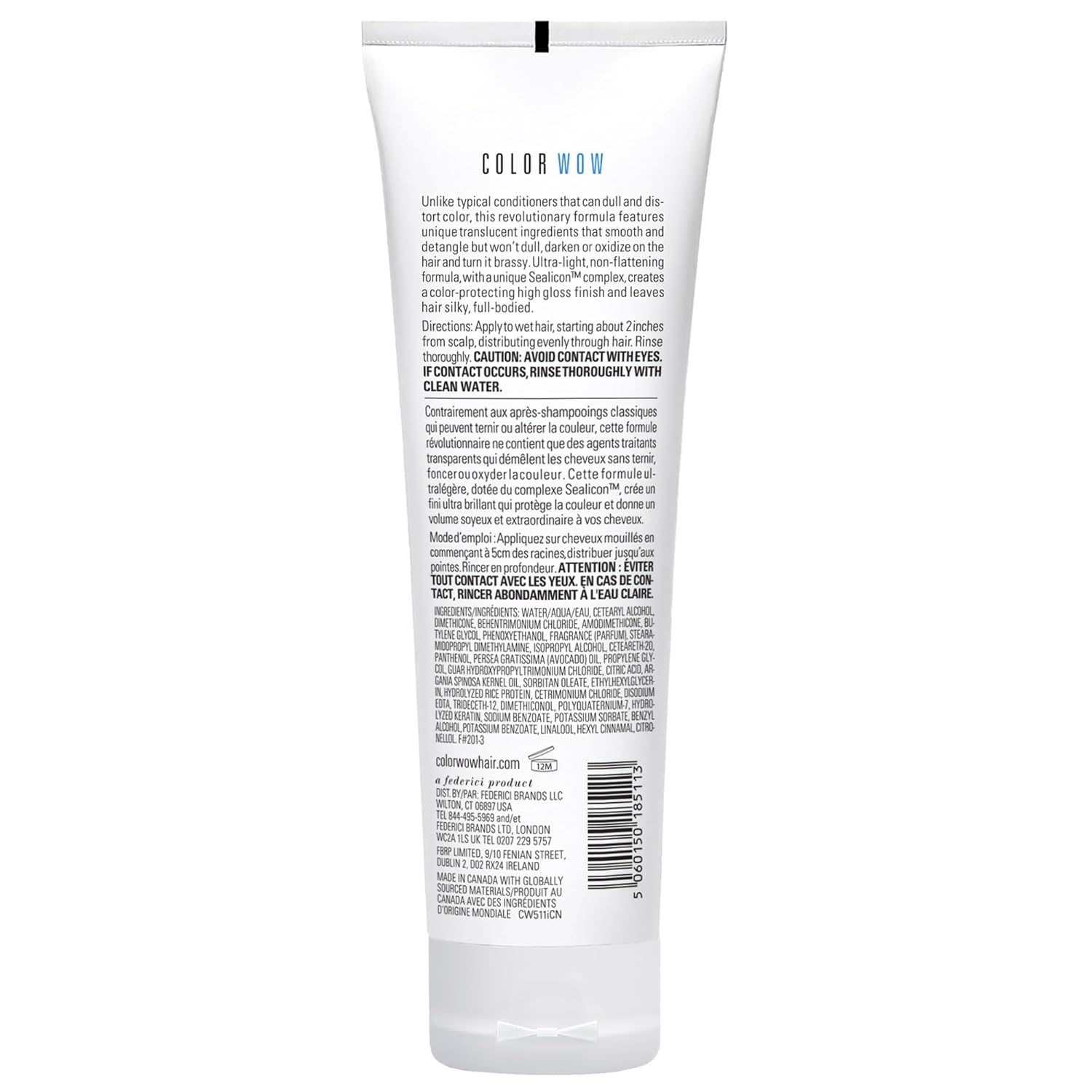 COLOR WOW Color Security Conditioner for Fine to Normal Hair – Weightless hydration for fine, thin, fragile hair | Detangles, nourishes + adds shine with Argan Oil | Color safe | Heat protection - Image 2