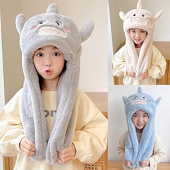 Amazon.com: NPQPNAFC Scarf,Floppy Ear Hat Moving Ears Kids