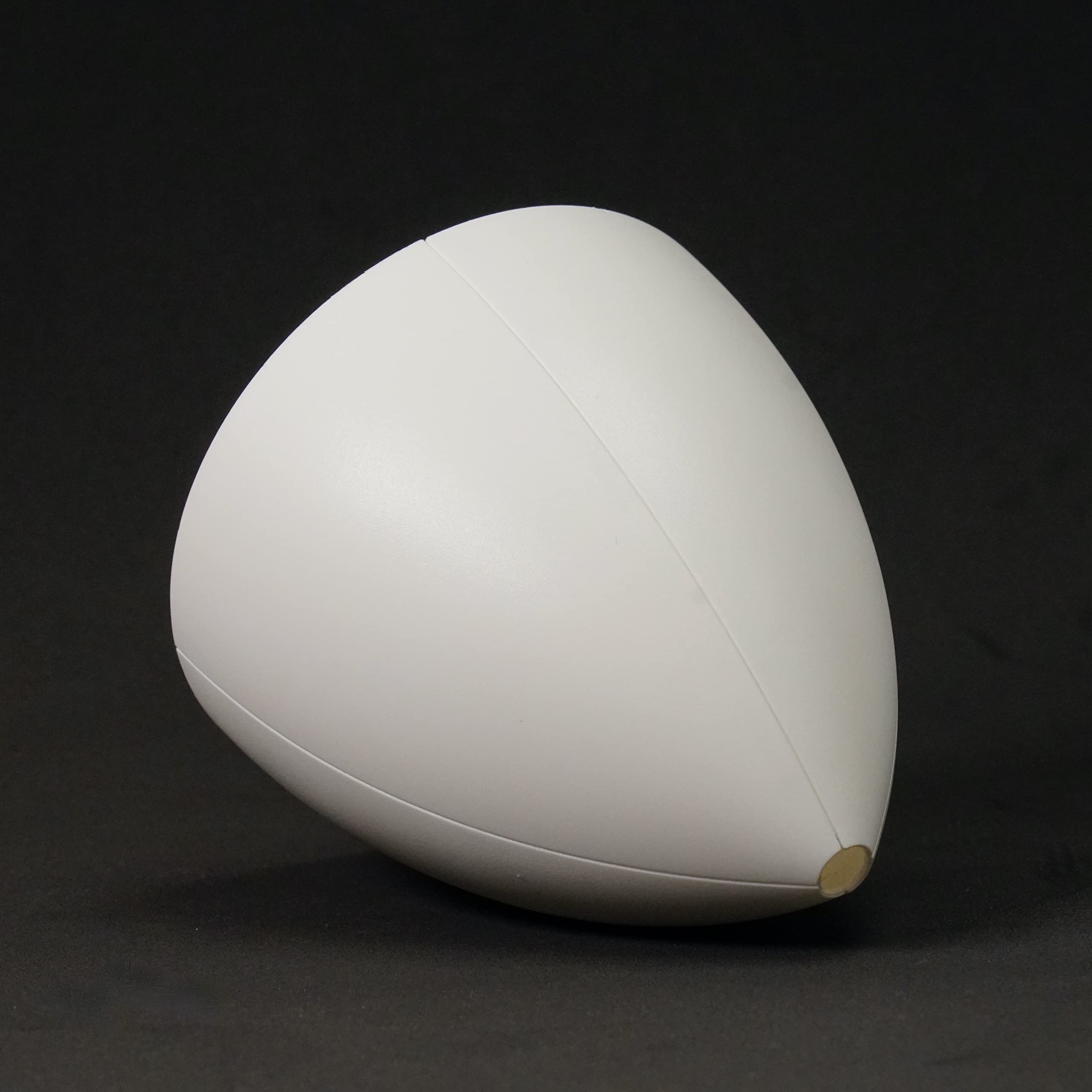 Baldaquino de diseño blanco | dosel de techo de dos piezas | Roseta grande de 9 cm de diámetro de plástico para colgar la lámpara | Montaje fácil sin herramientas