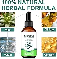 Vista 7 de Alivio de tinnitus para oídos zumbidos, las gotas para el cuidado de los oídos promueven la comodidad y la claridad de los oídos, el tratamiento