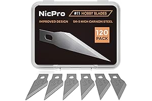 Nicpro Hobby Knife Replacement Blades Set of 120