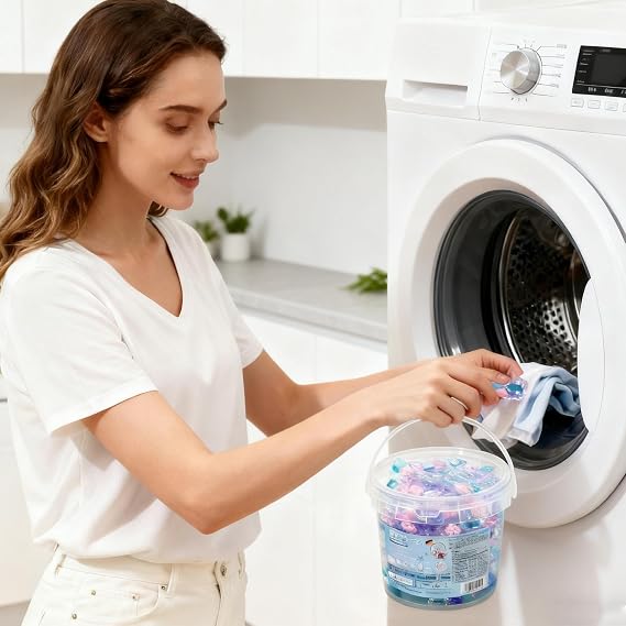Laundry Detergent Pods, 70 Tablets Laundry Capsules Scented Deep Cleaning, Pods For Washing Machine, For Apartment Bathroom Home Dorm Room Hotel Jeans Towels Sheets T-Shirt