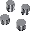 I01 Blissfuhue Adjustable Microwave Riser Pads- 0.9-1.5in Height,500lb Heavy Duty Universal Appliance Feet for Microwave/Oven/Sofa/Furniture,Non-Slip Cooling Stand & Furniture Elevators(4Pack,Graey)