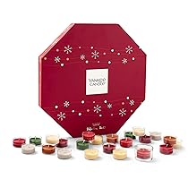 Calendario dell’Avvento Yankee Candle 2025 | Set regalo di candele profumate | 24 lumini profumati e 1 portalumino | Regali di Natale perfetti per le donne
