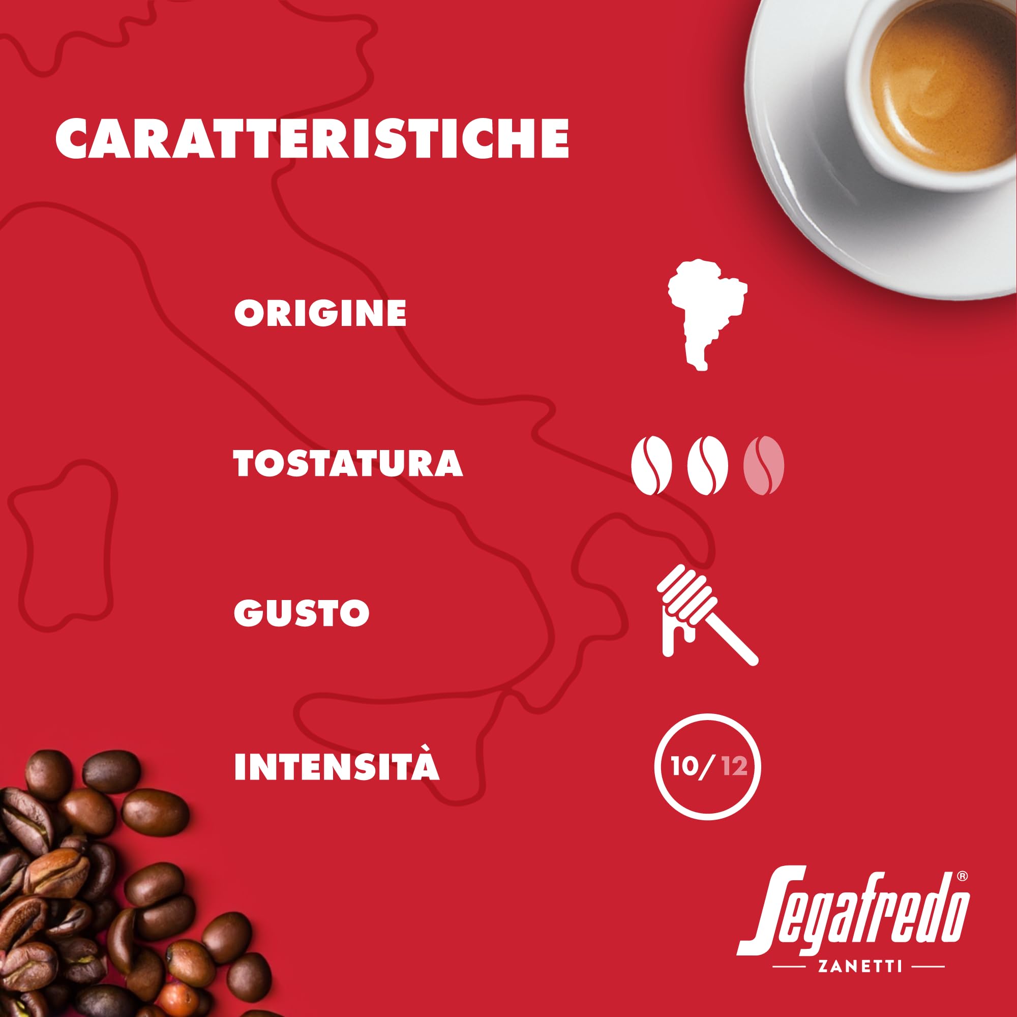 Segafredo Zanetti 180 cápsulas de café clásico compatibles con Dolce Gusto de Nescafé - Sabor clásico, tueste medio (6 cajas de 30 cápsulas cada una)
