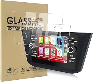 2-Pack 9H Screen Protector Compatible with Volkswagen Tiguan Atlas Accessories SE SEL R-Line 2024 2023 2022 2021 2020 2019 2018 12-Inch Touchscreen Accessories, Anti-Scratch, Sensitive Touch