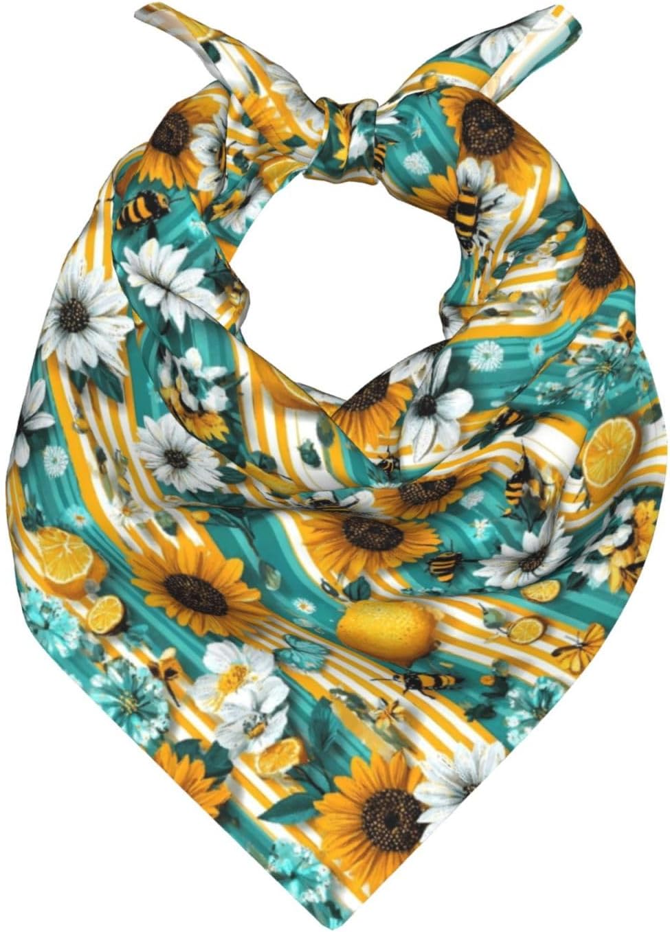 Square Bandana Scarf-Bees3