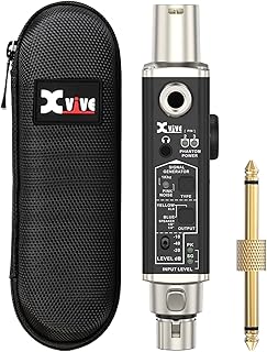 Xvive at-1 Portable Audio Tester with Signal Generator and Phantom Power Checker – Rechargeable, Compact Tool for PA Systems, Cables, Pedals, Mixers, and IEMs