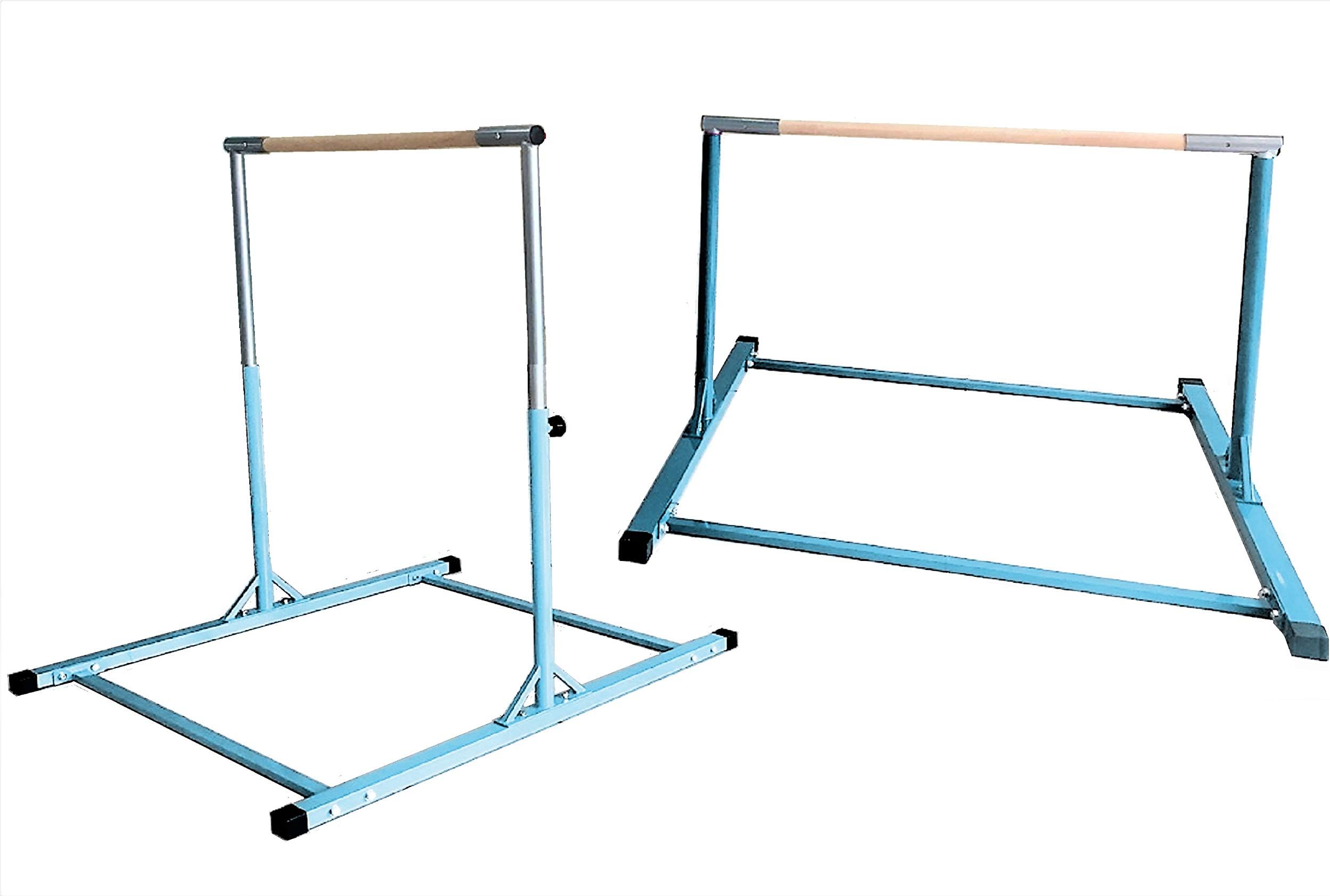 Athletic Standard Bar Expandable Horizontal Kip Bar for Training Fitness, Gymnastics Blue