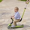 GLOBBER GO-UP Active Lights - 3 in 1 Tricycle Balance Bike and Scooter 120/80 mm 3 Wheels Height Adjustable