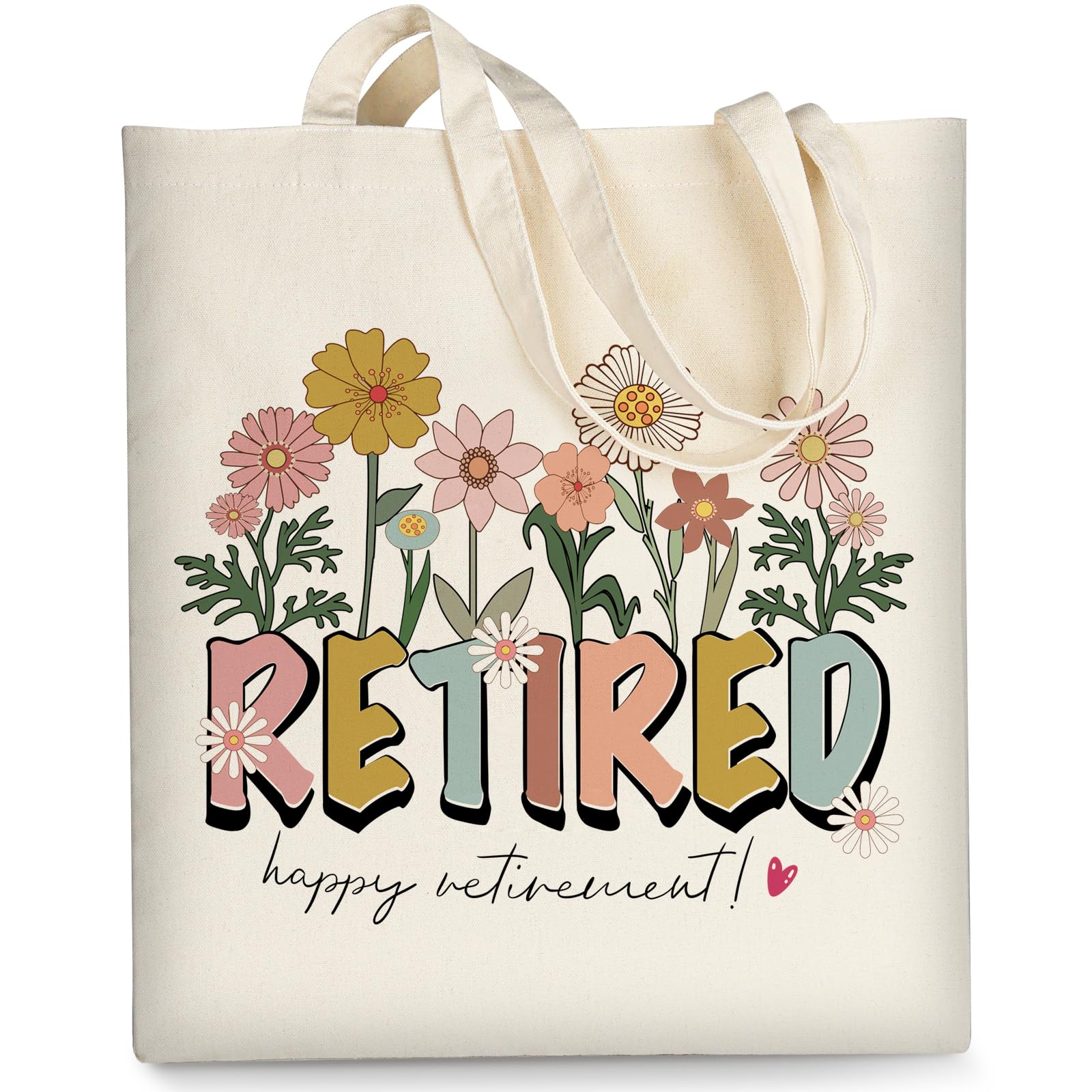 AUSVKAI Canvas Tote Bag Aesthetic for Women, Cute Reusable Cloth Cotton Bags for College Shopping Beach Grocery Trendy Gifts