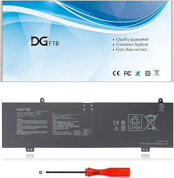 DGFTB C41N2303 Battery Replacement Compatible for ASUS ROG Zephyrus G16 GU605MV GU605M GU605MI GU605MV, for ASUS TUF Gaming A16 FA608 FA608WI FA608WU FA608WV 15.48V 90Wh/5814mAh Series 0B200-04450000