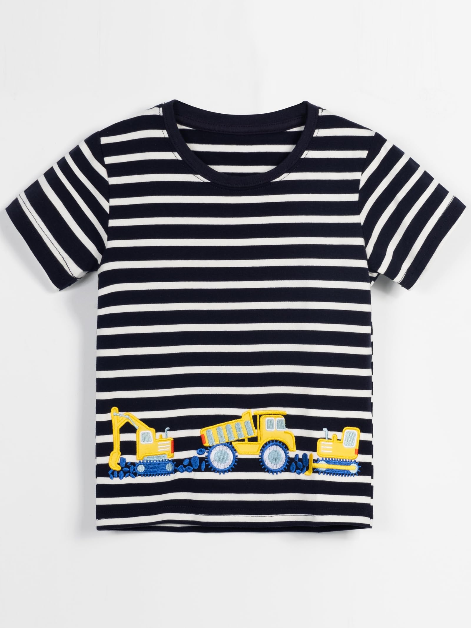 YOUNGSOUL T-shirt chłopięcy, dinozaury, dla dzieci, z krótkim rękawem, na lato, 3 sztuki