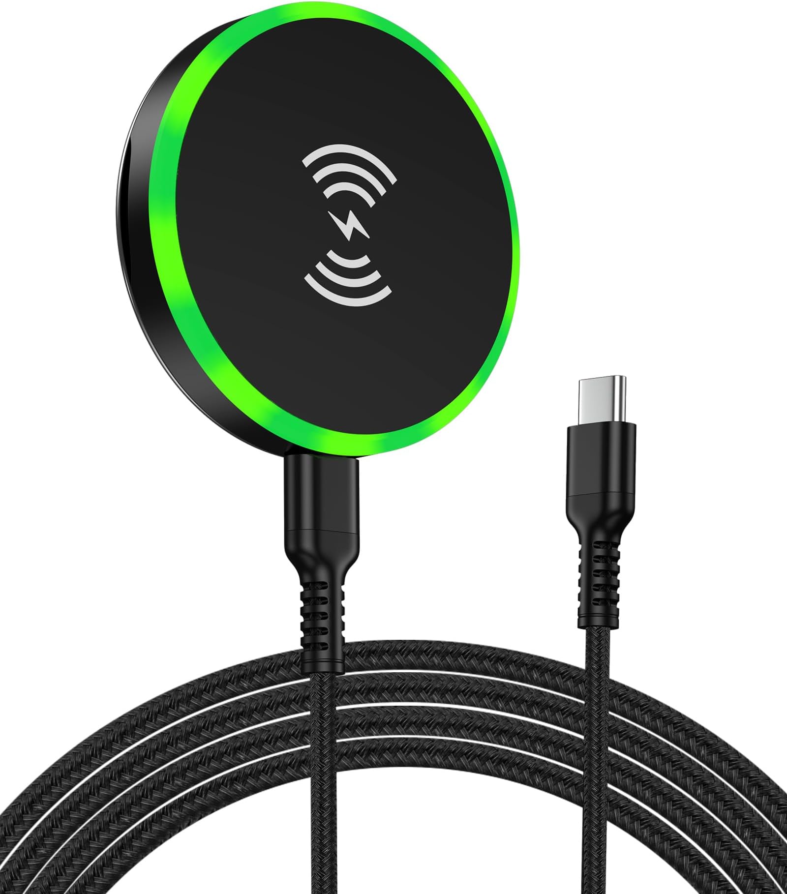 Magsafe Charger Samsung Wireless Charger Pad Fast Charging for Android Samsung Galaxy S26 Ultra/S25/S24 FE/S23/S22/Z Flip 7/6, 15W Max Fast Magnetic Wireless ChargerStand for iPhone 17/16/15/14/13/12
