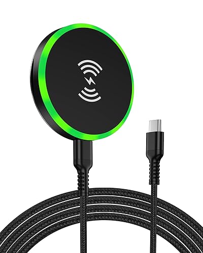 Magsafe Cargador inalámbrico Samsung Cargador de carga rápida para Android Samsung Galaxy S25UltraS25S24 FES23S22Z Flip 76, 15W Max Fast Magnetic