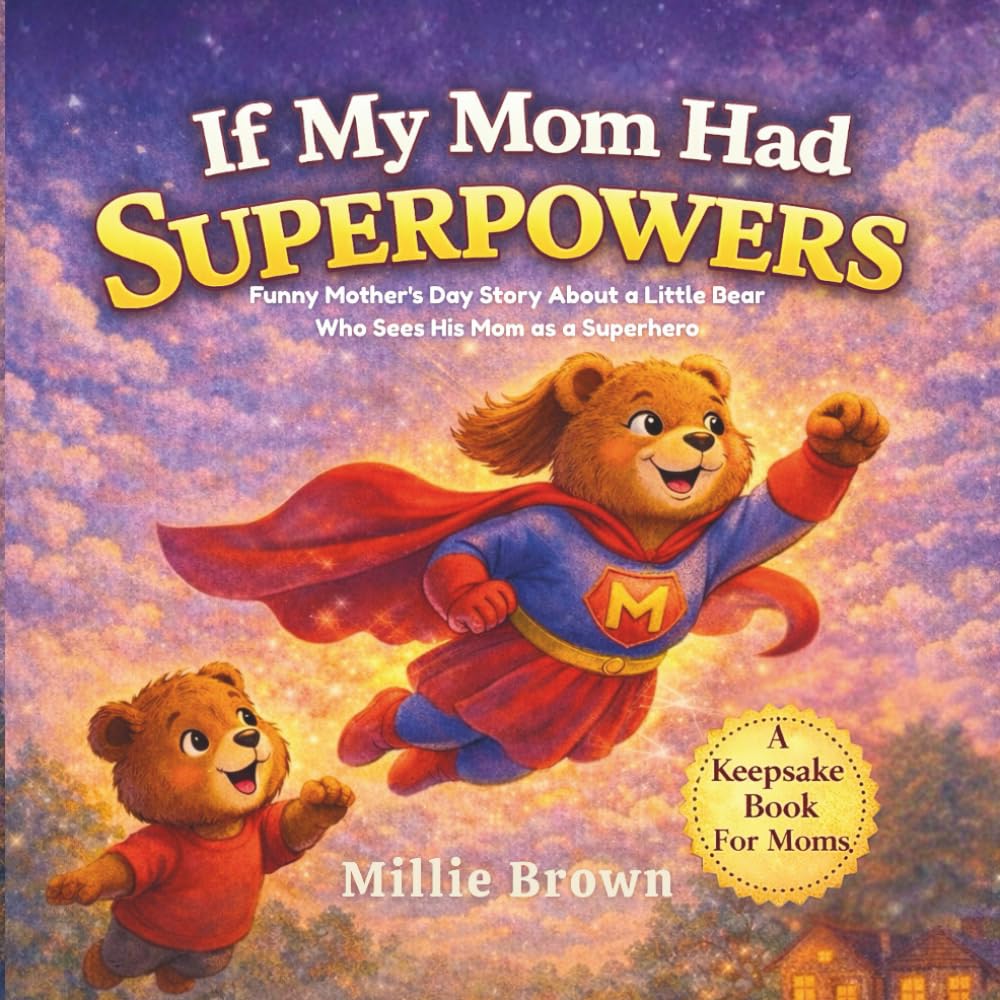 If My Mom Had Superpowers: A Heartfelt Mother’s Day Keepsake—A “Card in a Book” Every Mom Will Treasure Forever