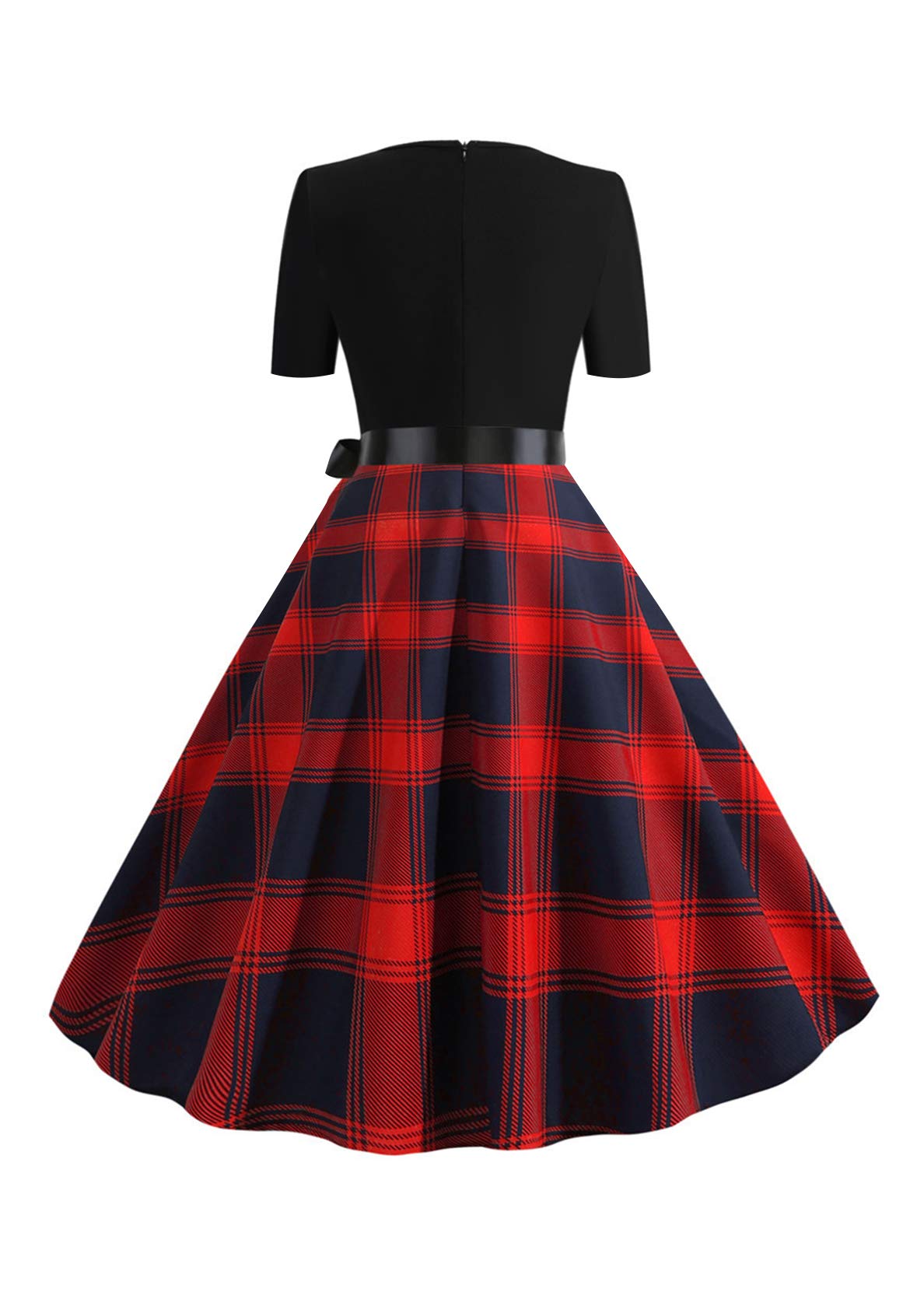 Femme Robe de Hepburn Robe de Soirée Cocktail Robe Vintage Rockabilly Robe Classique Swing Elegant