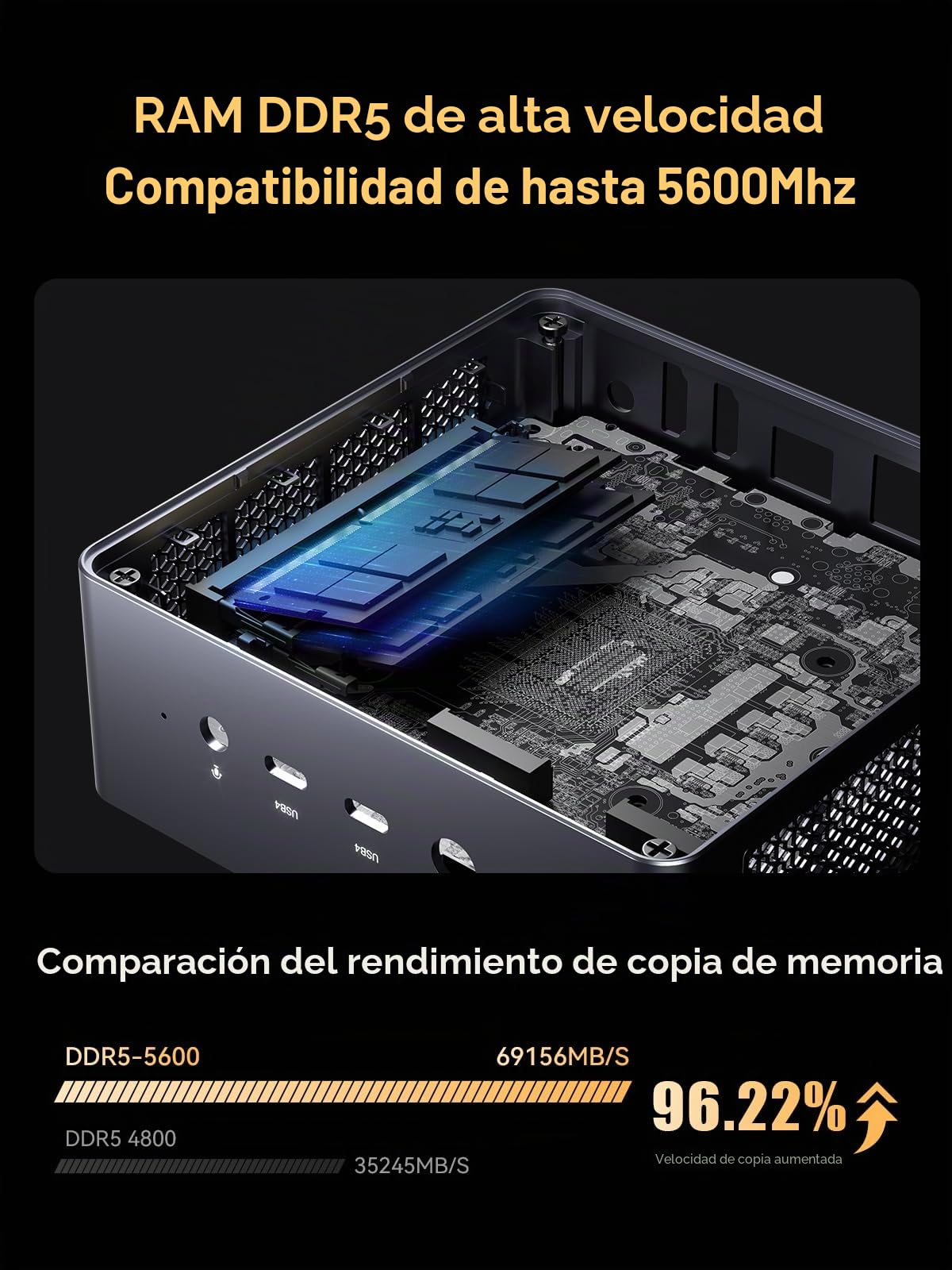 MINISFORUM DeskMini UM790 Pro Mini PC AMD Ryzen 9 7940HS Barebones versión sin RAM y SSD computadora personal, gráficos AMD Radeon 780M, 2 salidas HDMI (4K) 2 salidas USB4(DP |8K)