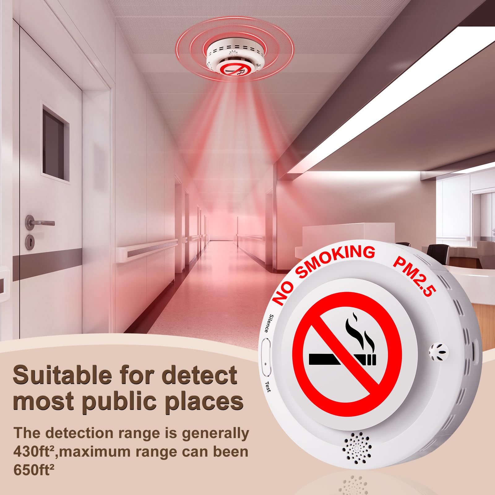 air quality test for cigarette smoke Amazon.com: 2in1 Cigarette Detector with Remote Control, No-Smoking and  PM2.5 Alarm with Voice Reminder, Tobacco Control Guard Environmental  Monitor for Office Public Spaces Smart Air Quality Surveillance System :  Industrial & Scientific