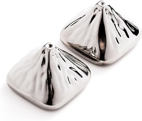 Outset Juego de piedra de whisky de acero inoxidable, 2 enfriadores de montaña