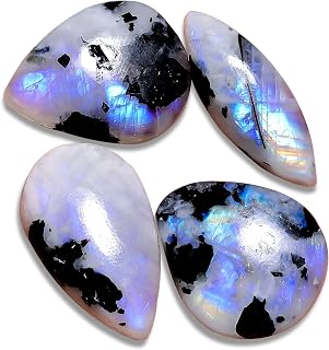 4 Pc Loose Gemstone Cabochons, 15-35mm Jewelry Making Stones